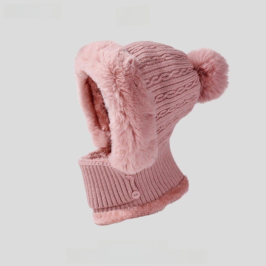 New twisted stripe knitted hat