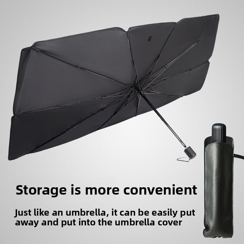New type of umbrella-shaped car sun umbrella