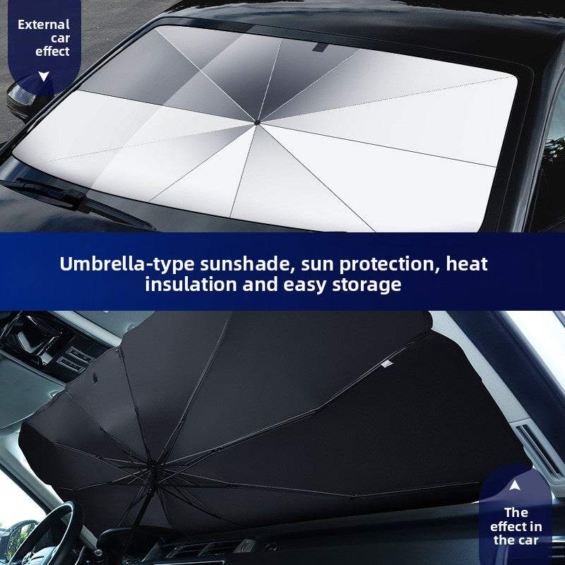 New type of umbrella-shaped car sun umbrella