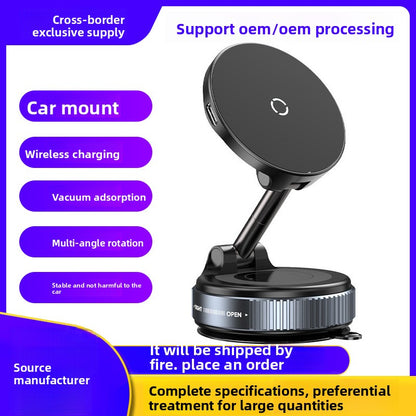 New Vacuum Adsorption Magnetic Car Mobile Phone Holder