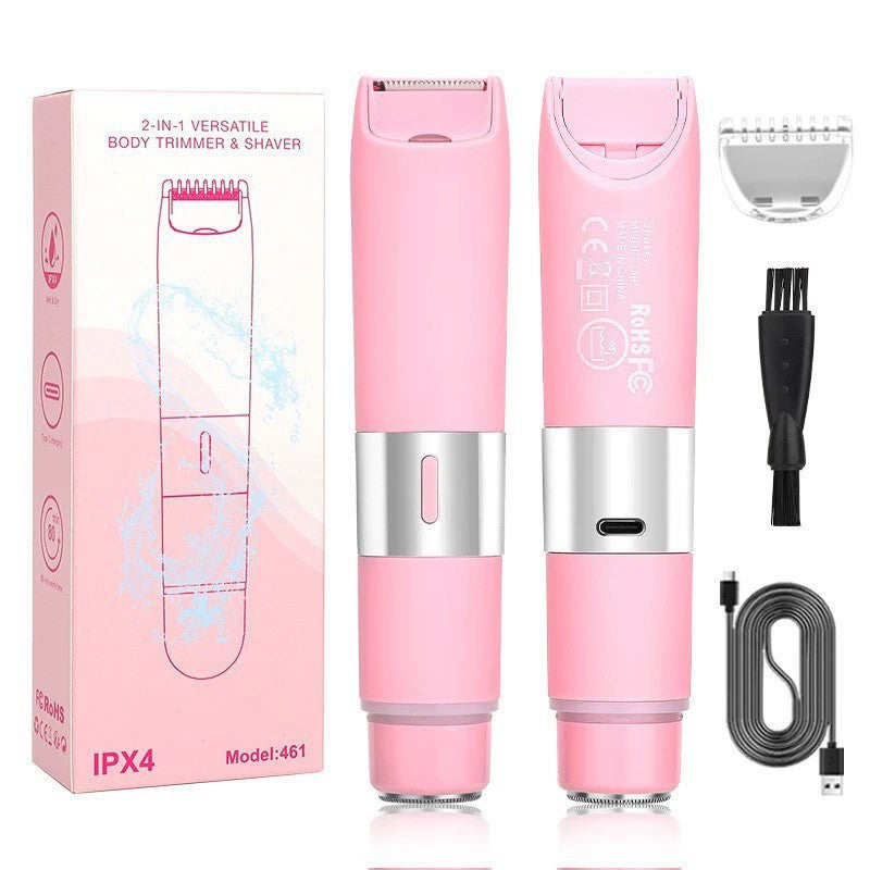 New Women's Electric Epilator Two-In-One Shaver Full Body Hair Removal Machine Household Reciprocating Shaver Wholesale