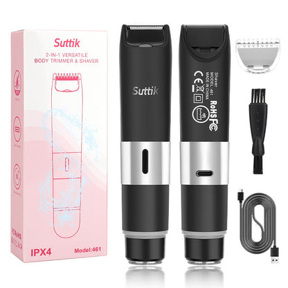 New Women's Electric Epilator Two-In-One Shaver Full Body Hair Removal Machine Household Reciprocating Shaver Wholesale