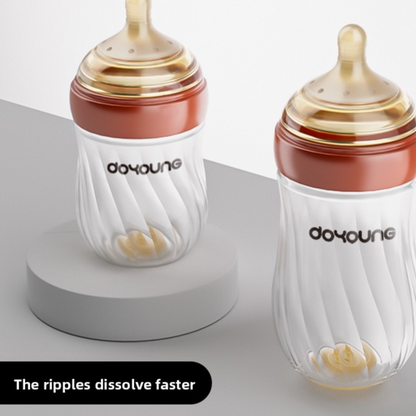 Newborn Baby Anti Colic Glass Bottle