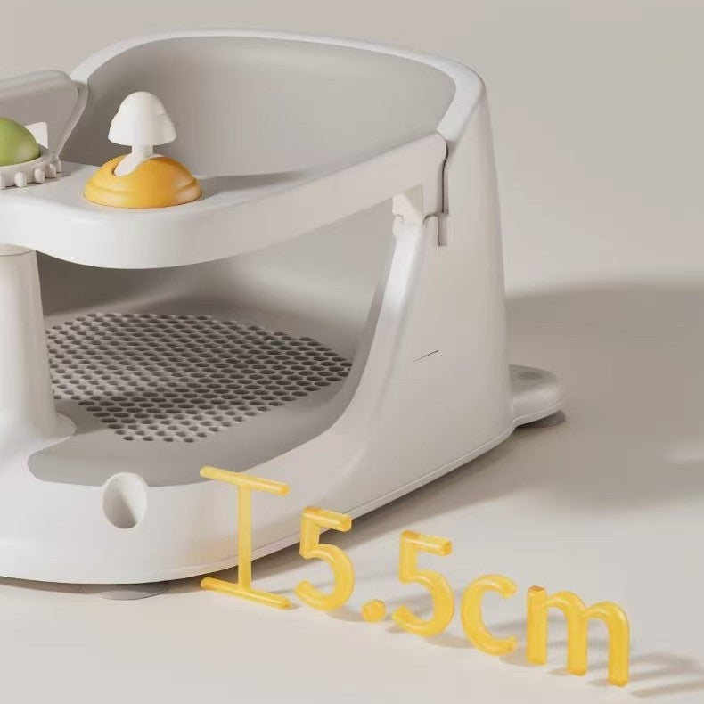 Newborn Baby Bath Tub with Fully Surrounded Seat