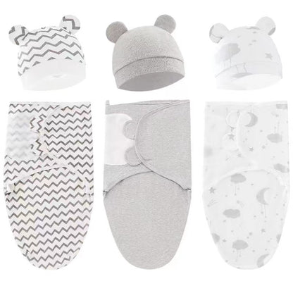 Newborn baby swaddling blanket