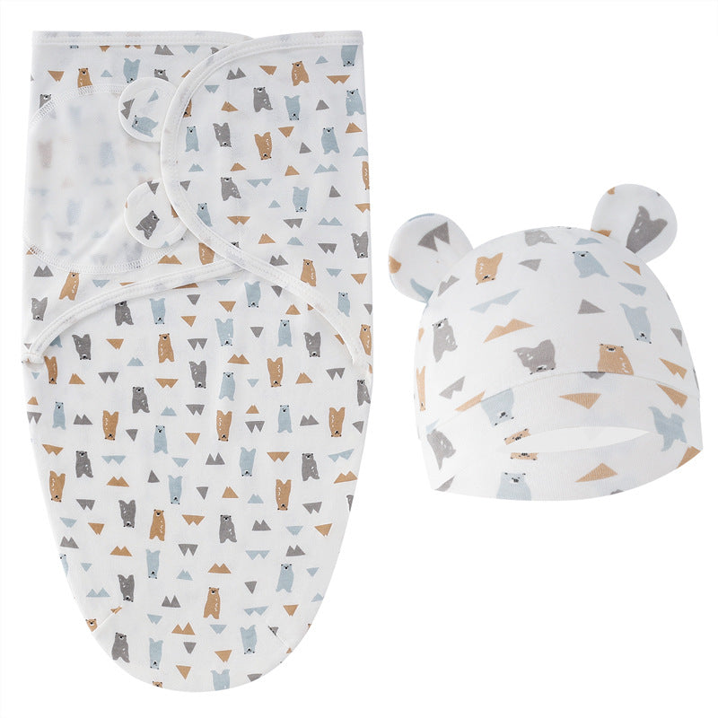 Newborn baby swaddling blanket