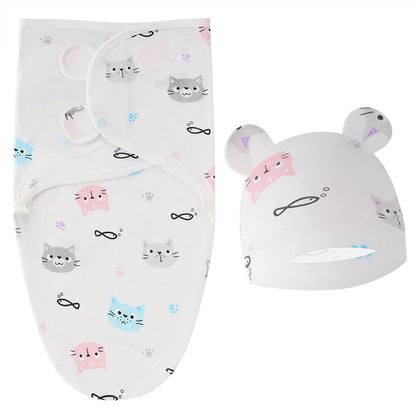 Newborn baby swaddling blanket