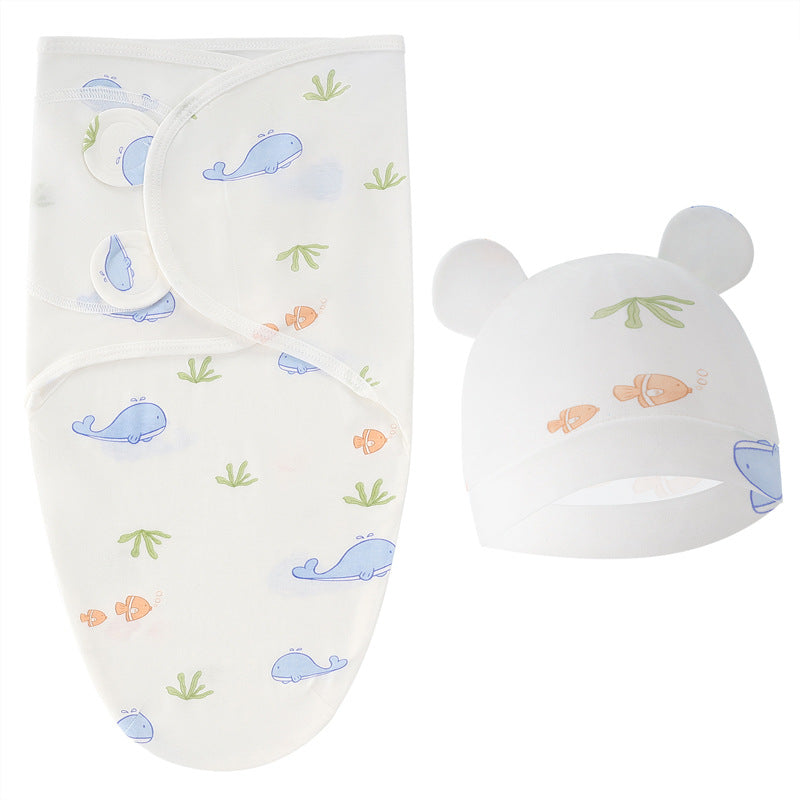 Newborn baby swaddling blanket