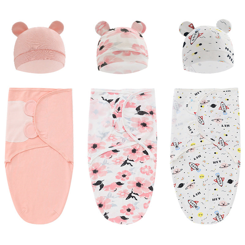 Newborn baby swaddling blanket