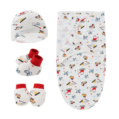Newborn baby swaddling blanket