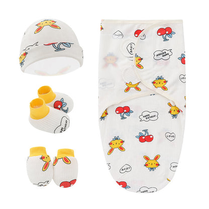 Newborn baby swaddling blanket