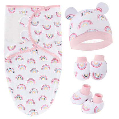 Newborn baby swaddling blanket