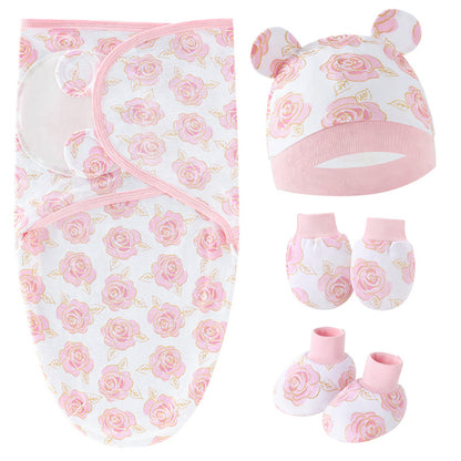Newborn baby swaddling blanket
