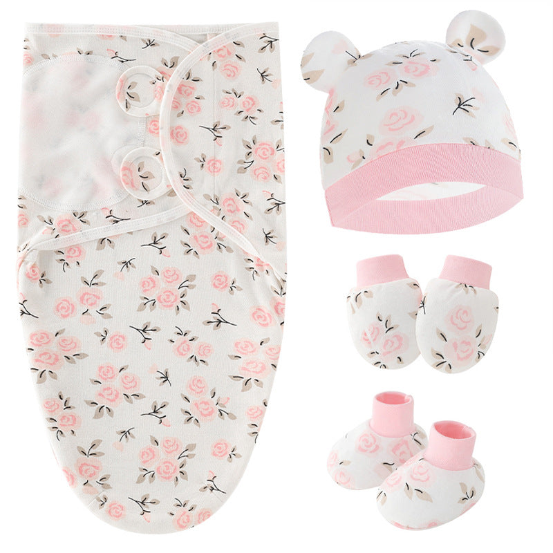 Newborn baby swaddling blanket