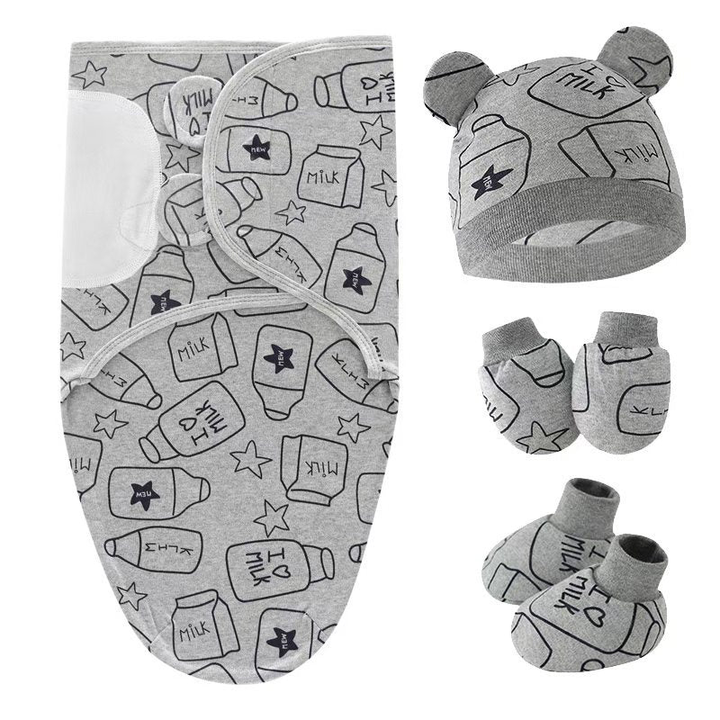 Newborn baby swaddling blanket