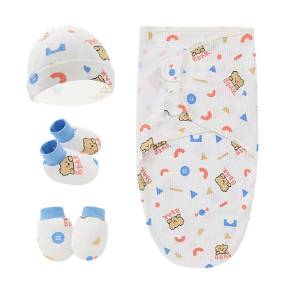 Newborn baby swaddling blanket
