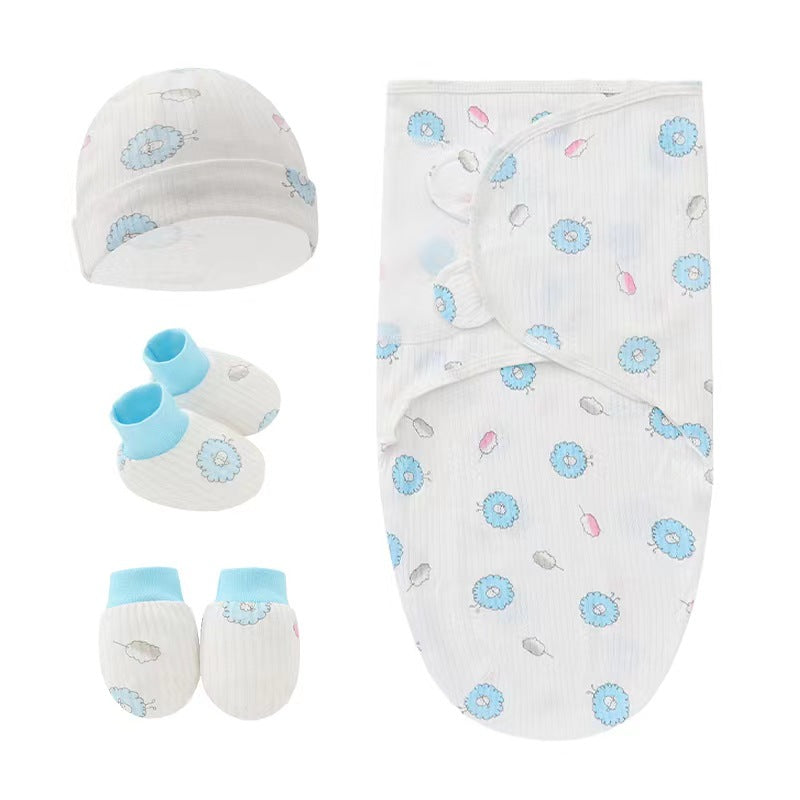 Newborn baby swaddling blanket