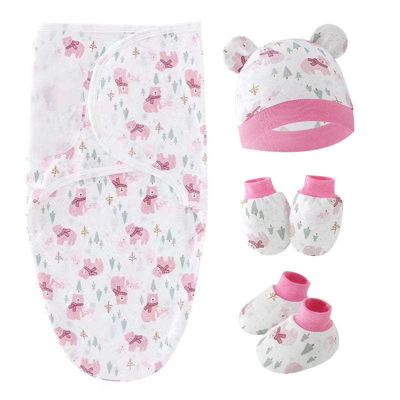 Newborn baby swaddling blanket