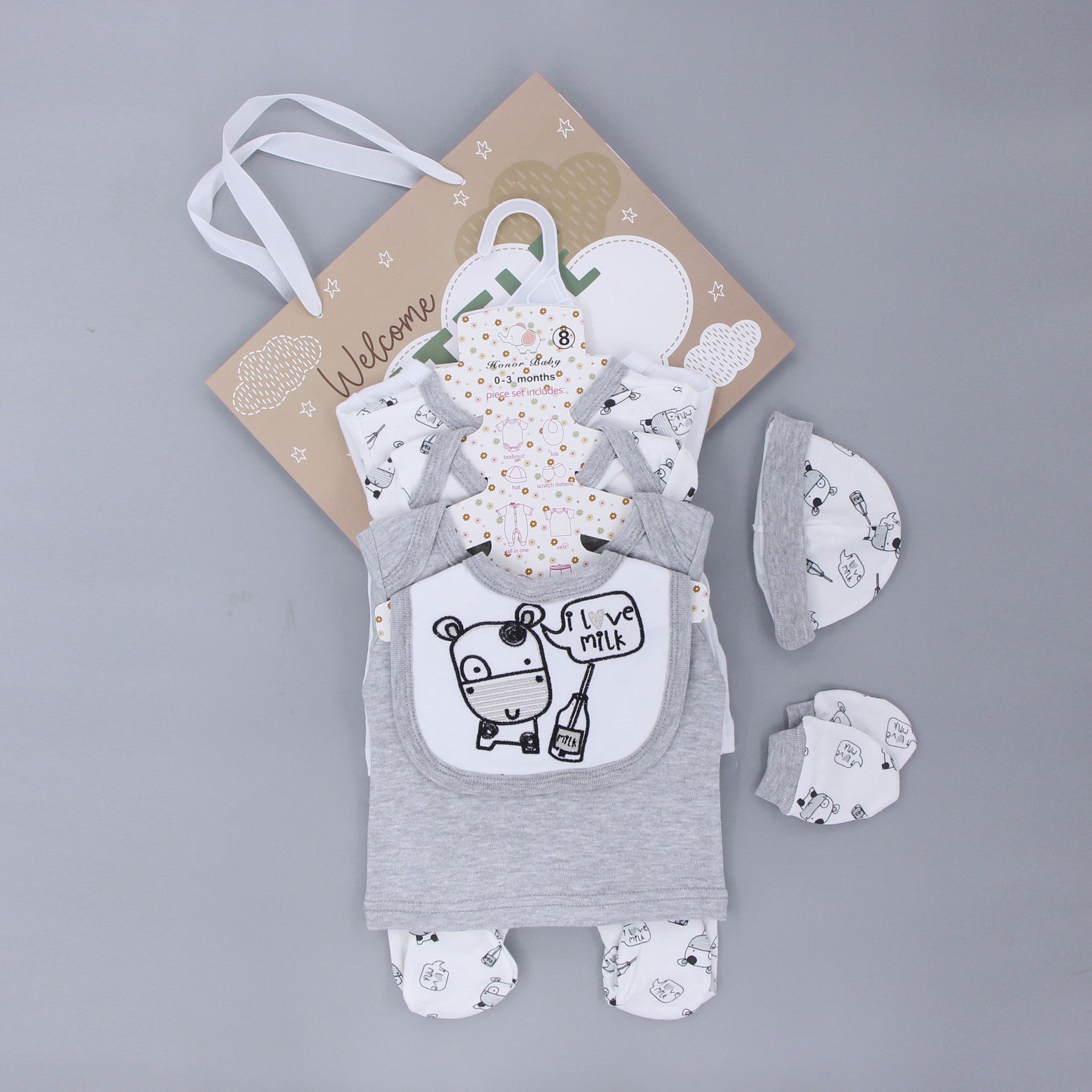 Newborn Cotton Romper Outfit