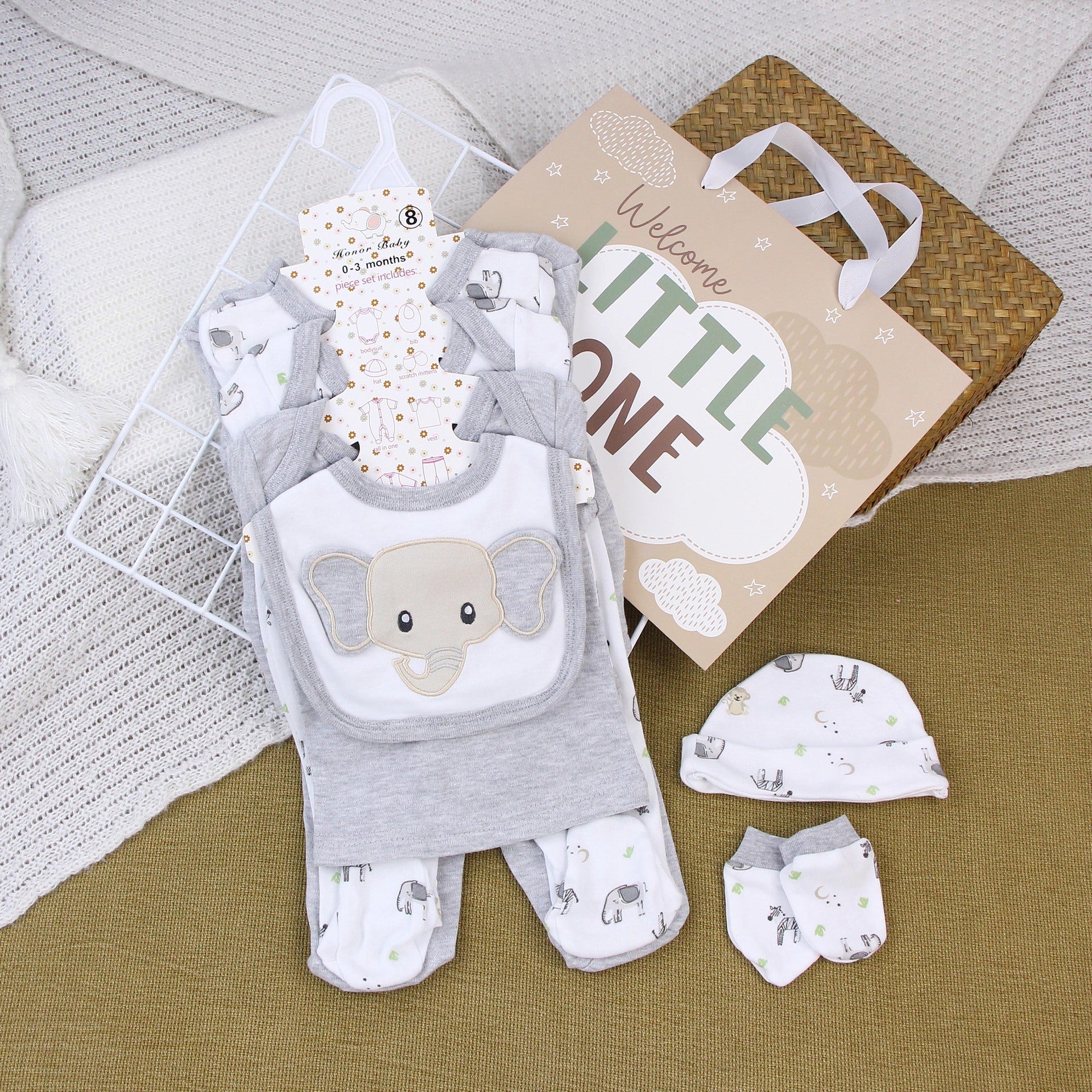 Newborn Cotton Romper Outfit