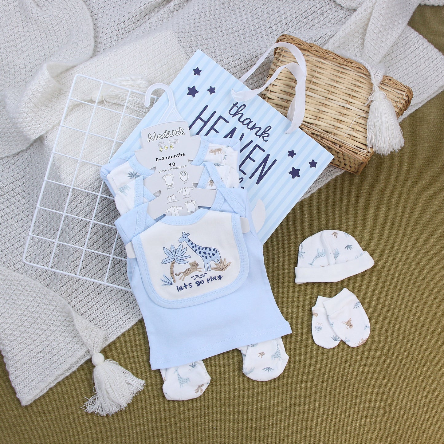 Newborn Cotton Romper Outfit