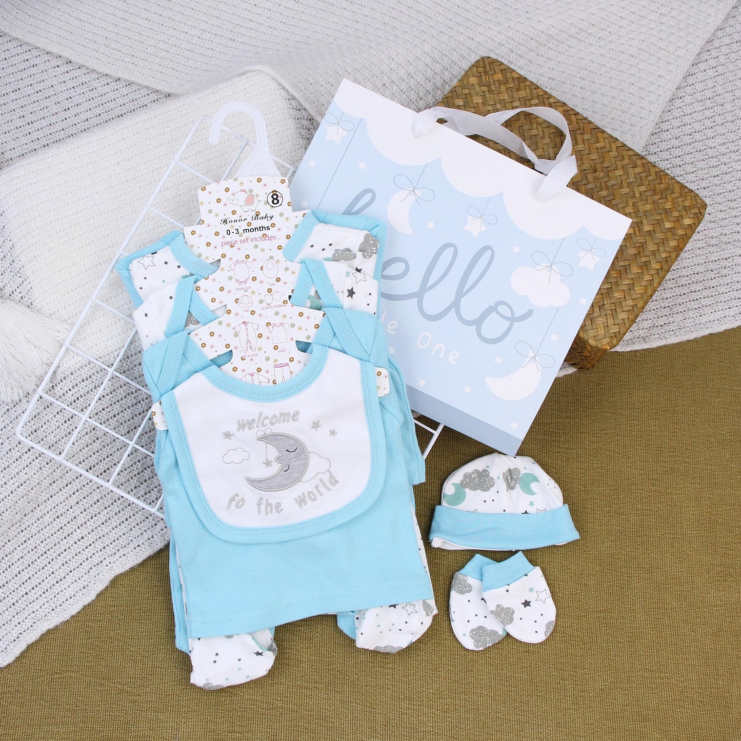 Newborn Cotton Romper Outfit