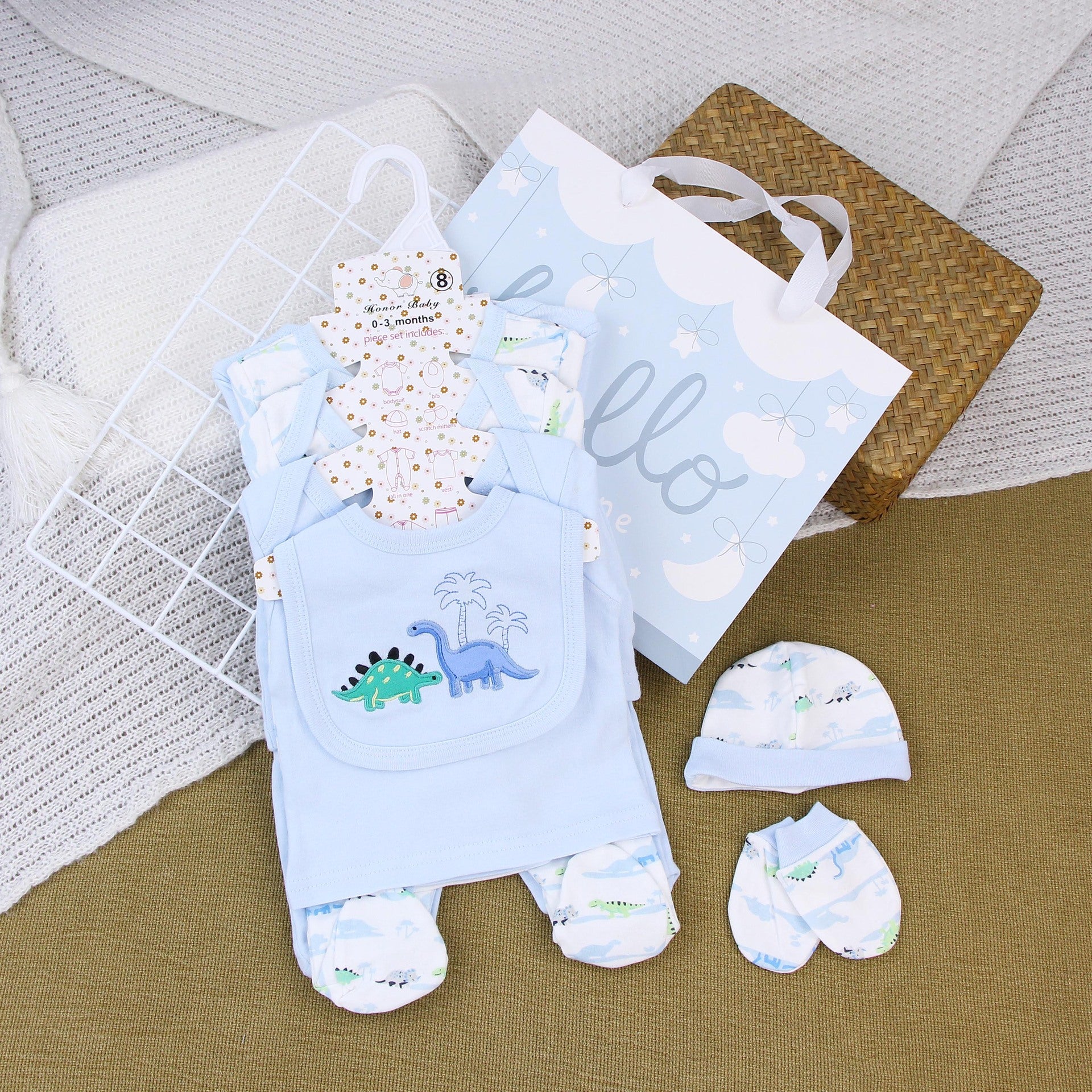 Newborn Cotton Romper Outfit