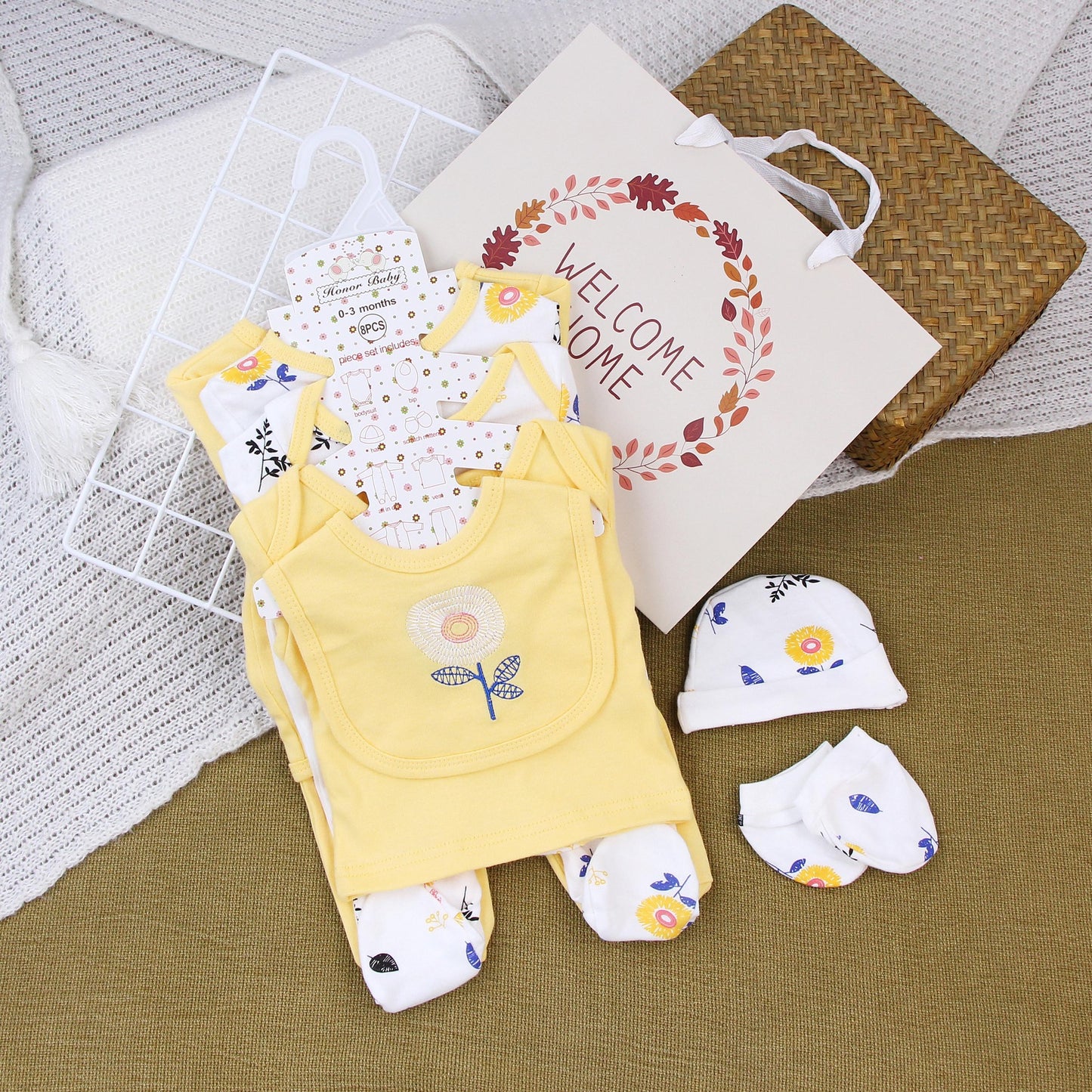 Newborn Cotton Romper Outfit