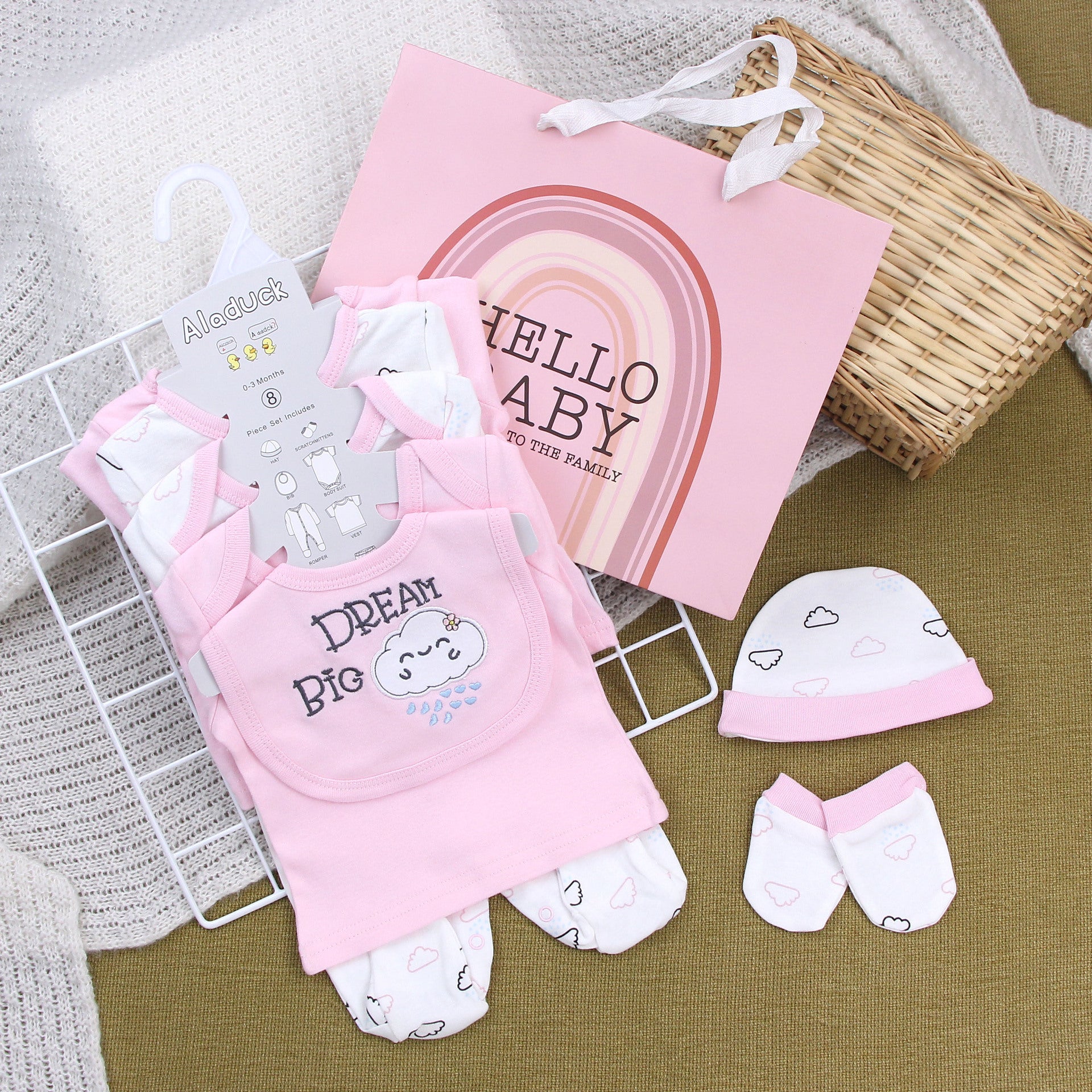 Newborn Cotton Romper Outfit