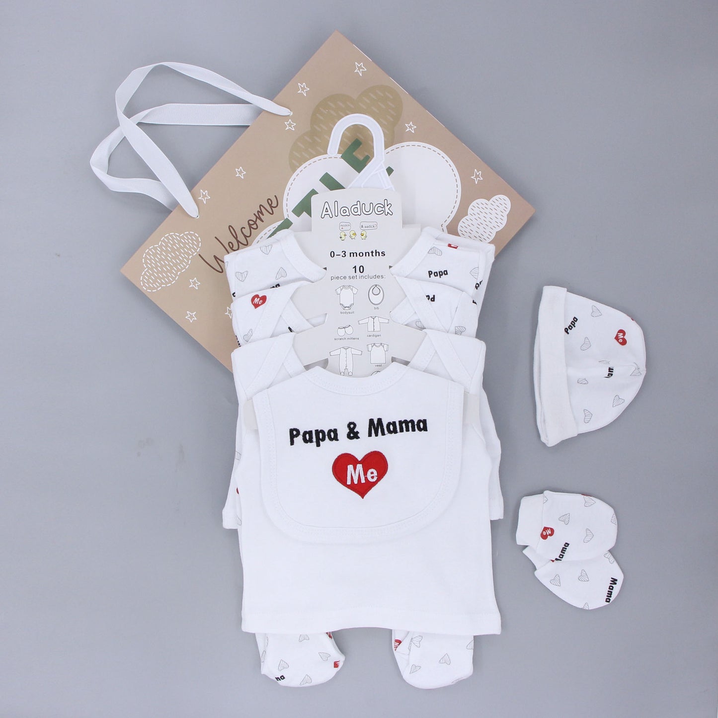 Newborn Cotton Romper Outfit