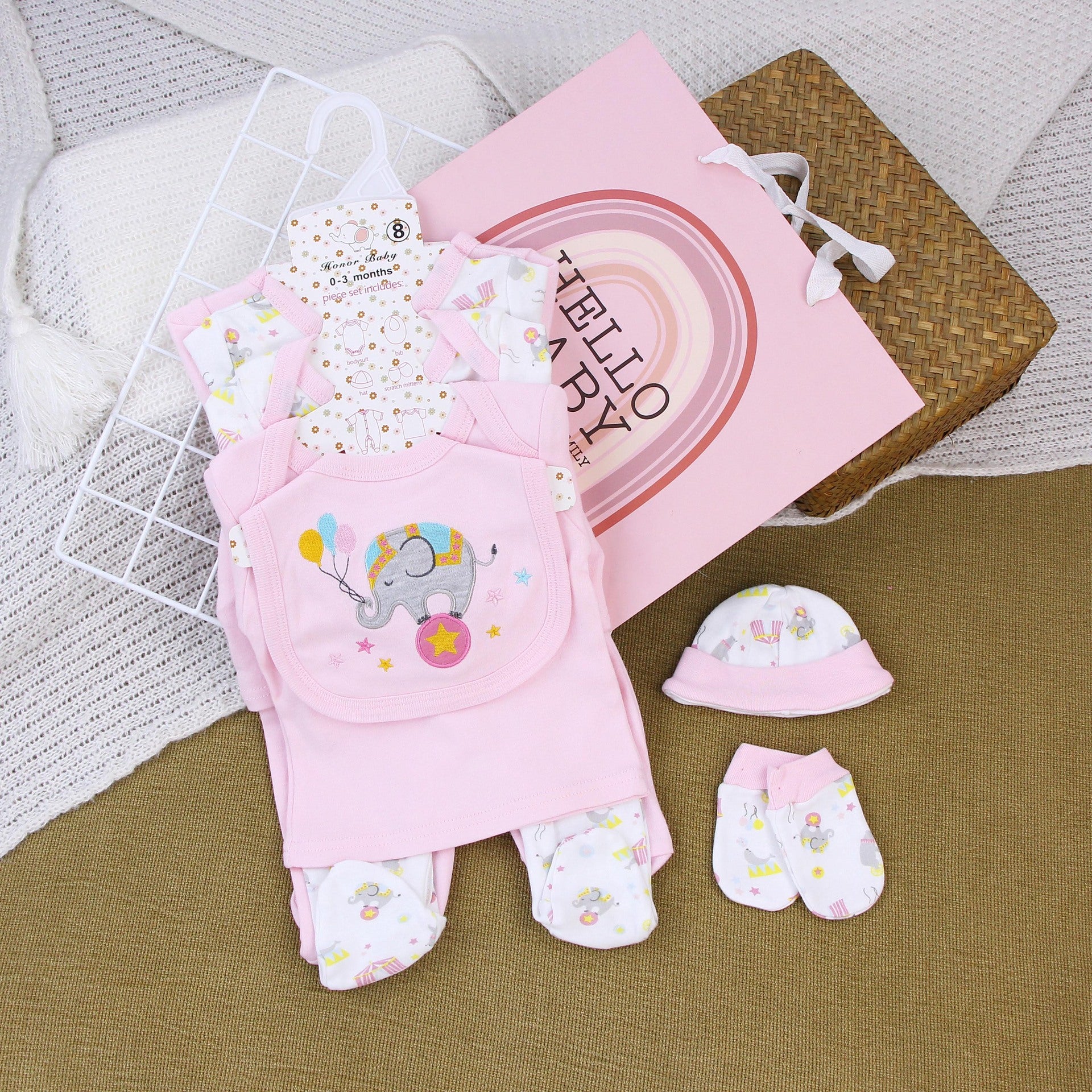 Newborn Cotton Romper Outfit