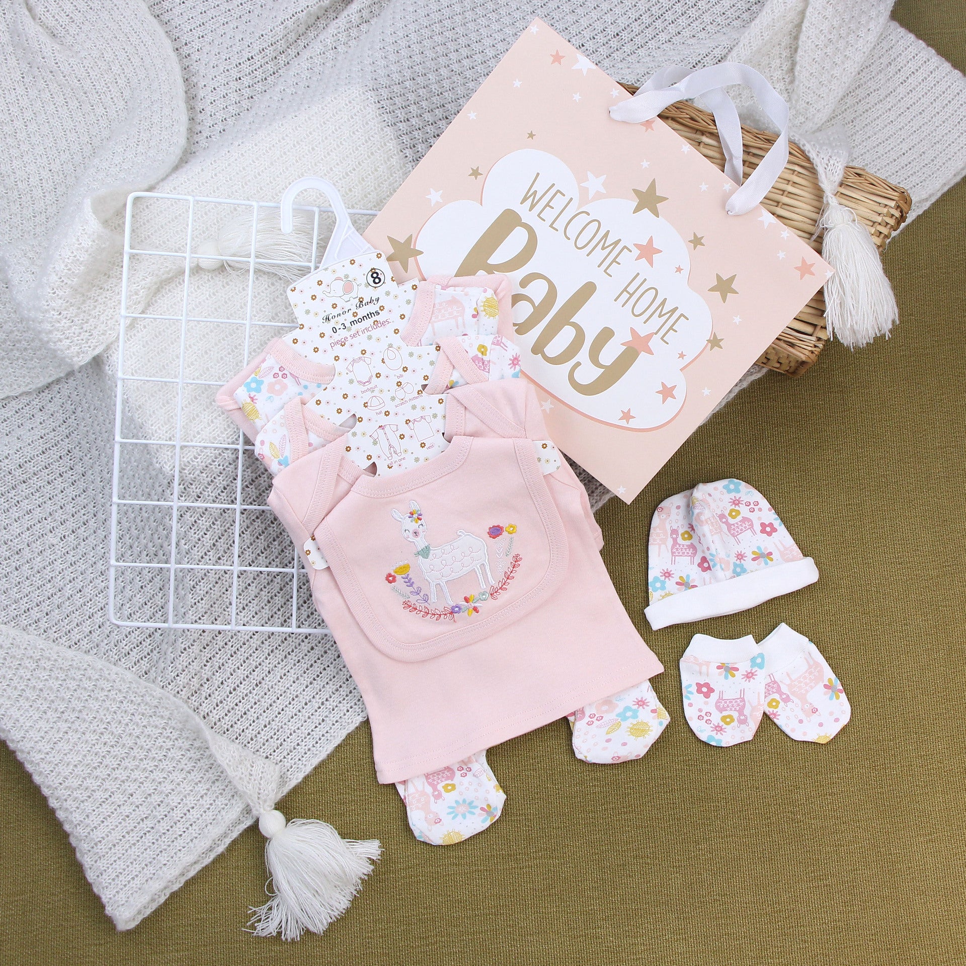 Newborn Cotton Romper Outfit