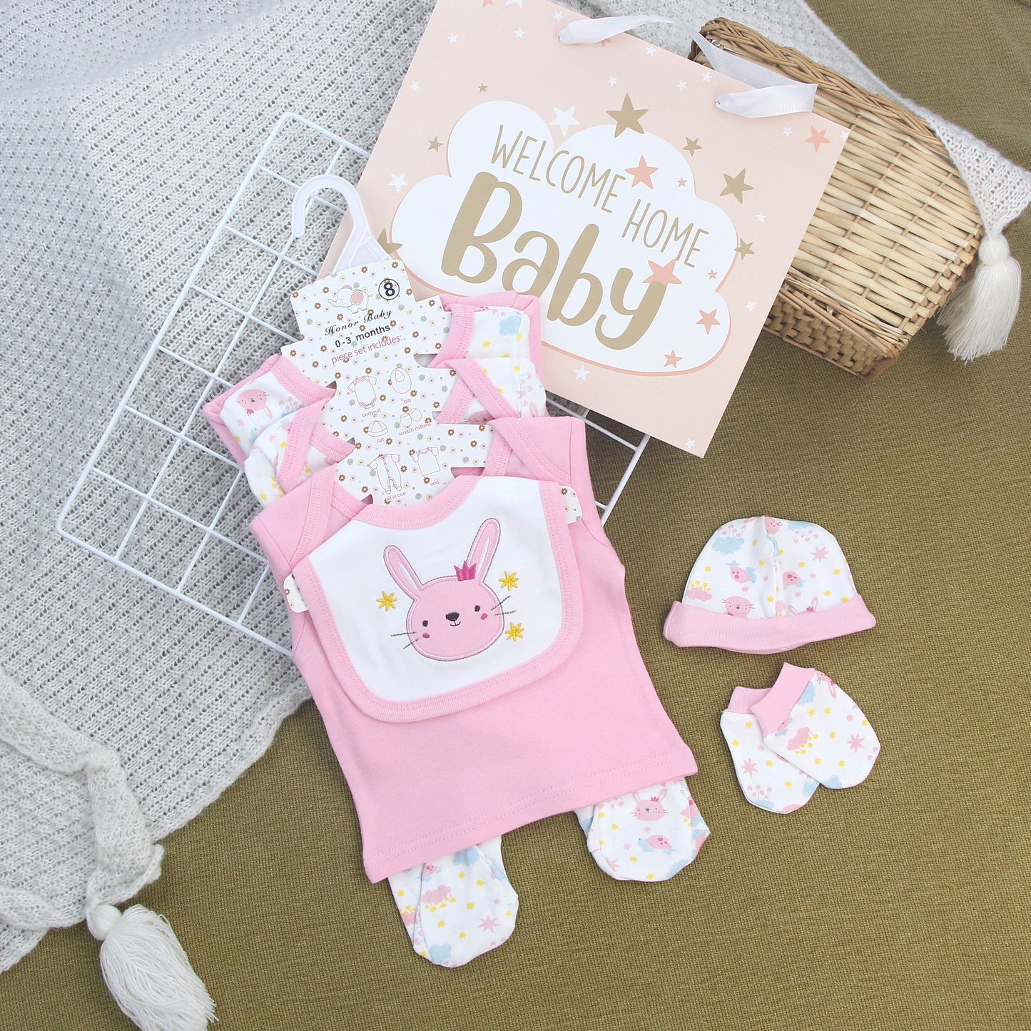 Newborn Cotton Romper Outfit