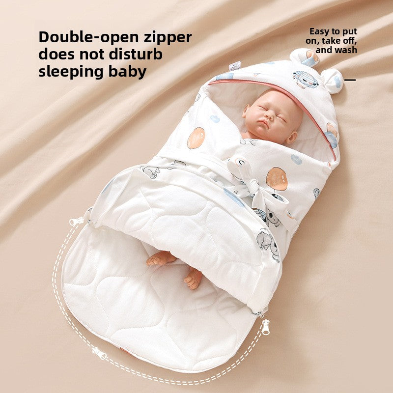 Newborn Cotton Sleeping Bag Swaddle Blanket