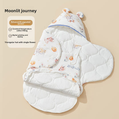 Newborn Cotton Sleeping Bag Swaddle Blanket