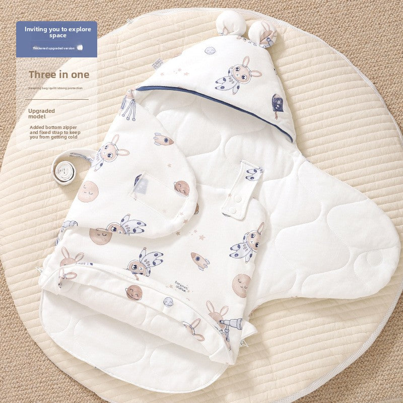 Newborn Cotton Sleeping Bag Swaddle Blanket