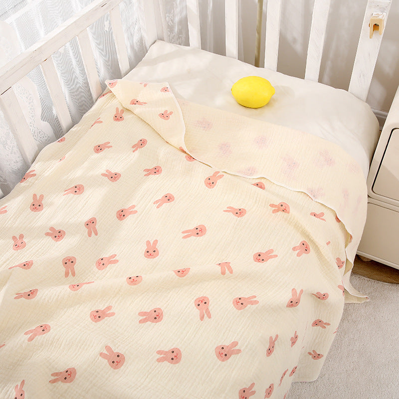 Newborn muslin wrap blanket