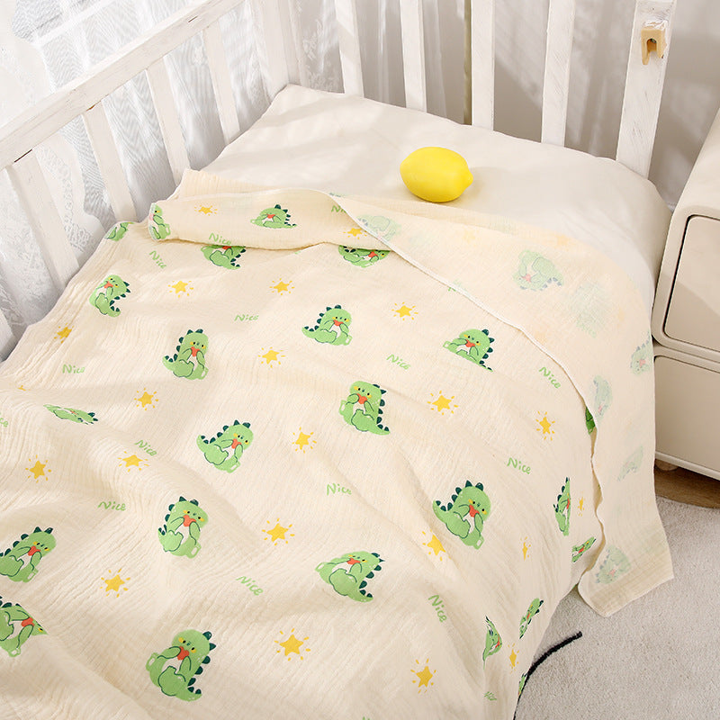Newborn muslin wrap blanket