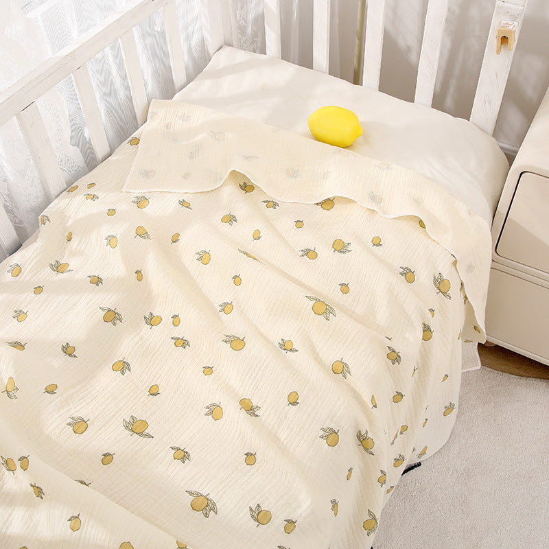 Newborn muslin wrap blanket