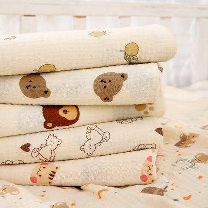 Newborn muslin wrap blanket