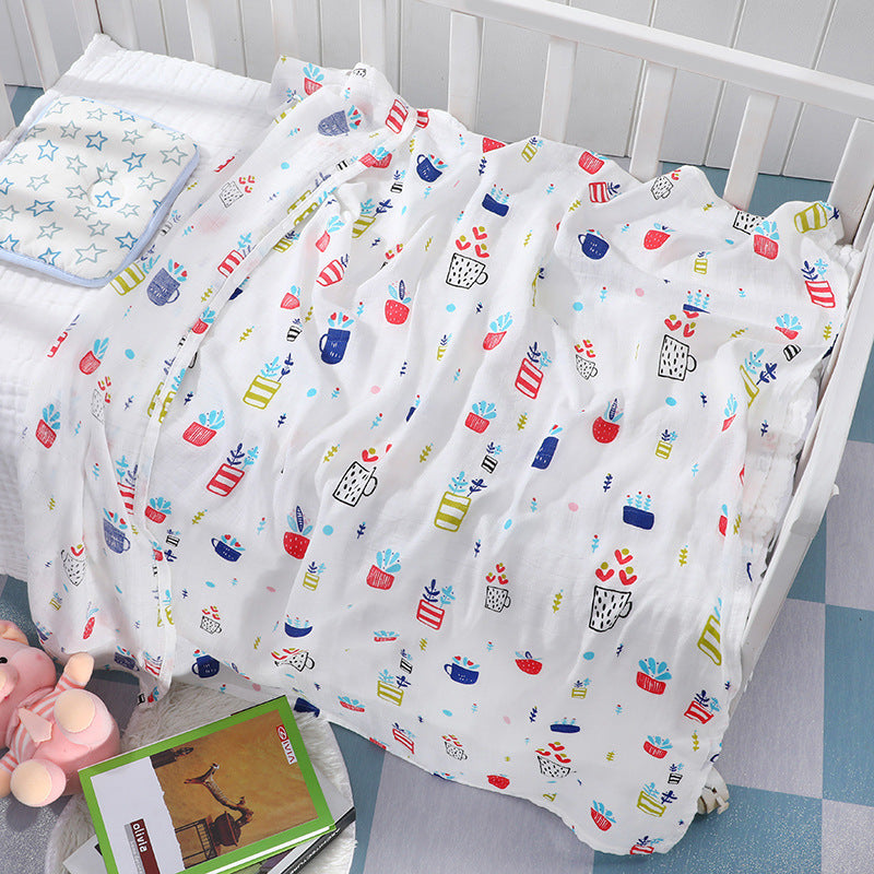 Newborn swaddling towel