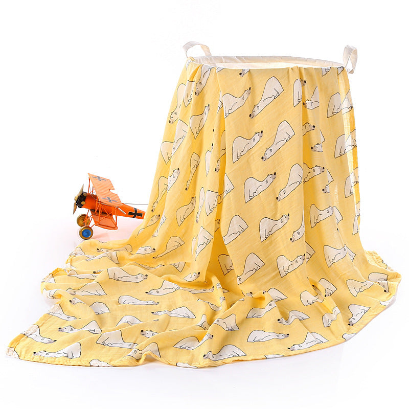 Newborn swaddling towel
