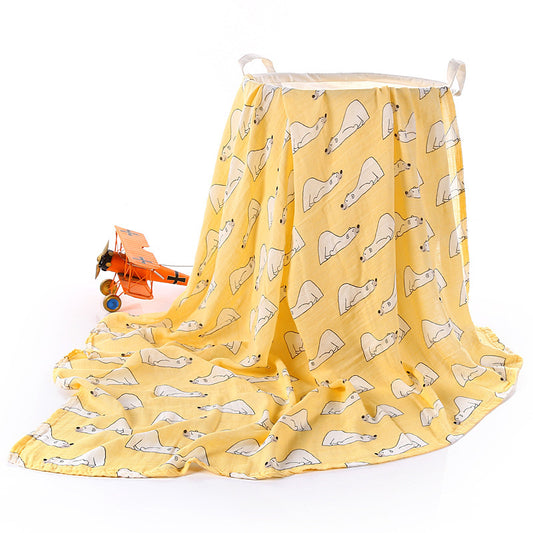 Newborn swaddling towel