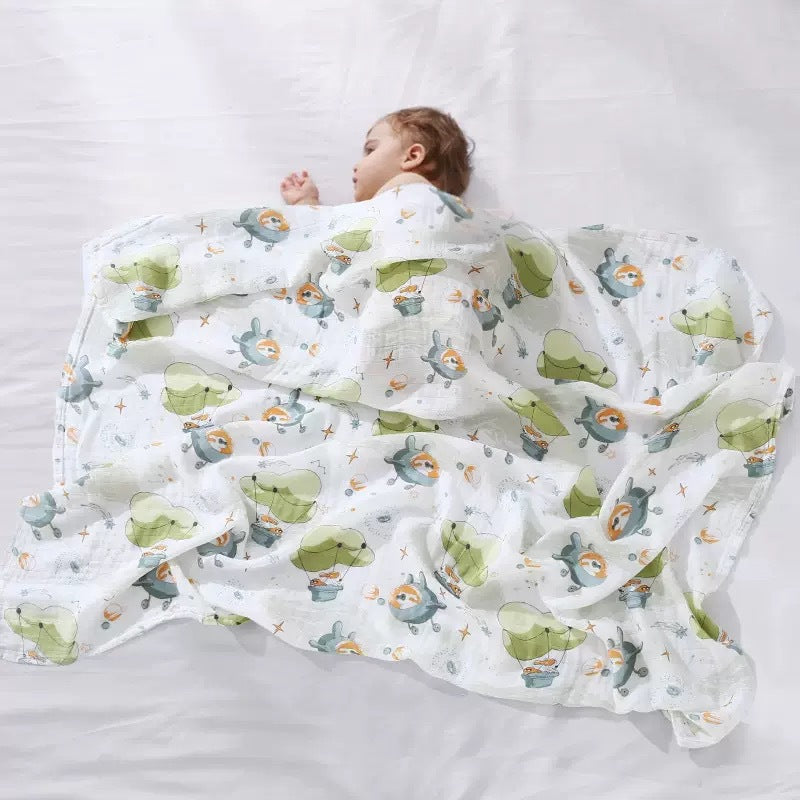 Newborn swaddling towel