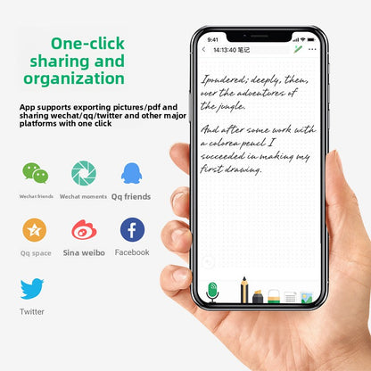 Newyes Smart Pen with Electronic Paper Sync Notebook