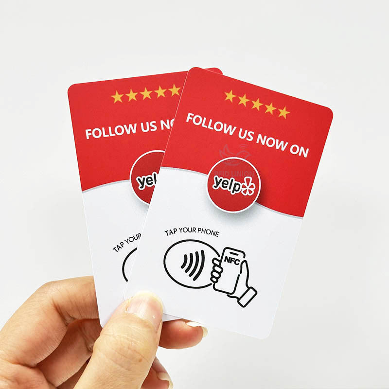 NFC evaluation card Google review card