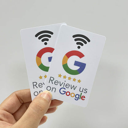 NFC evaluation card Google review card