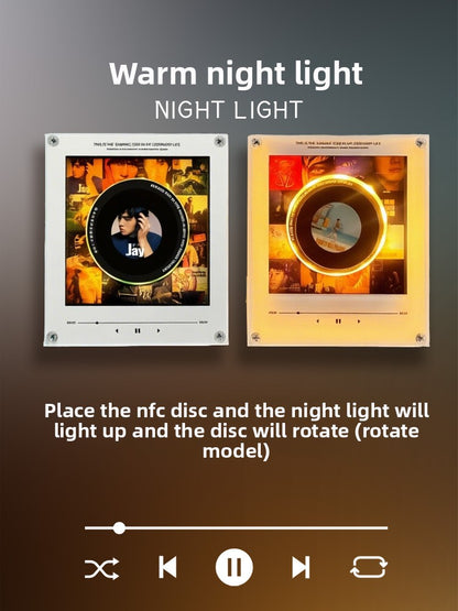 NFC Music Playing Rotating Refrigerator Magnet