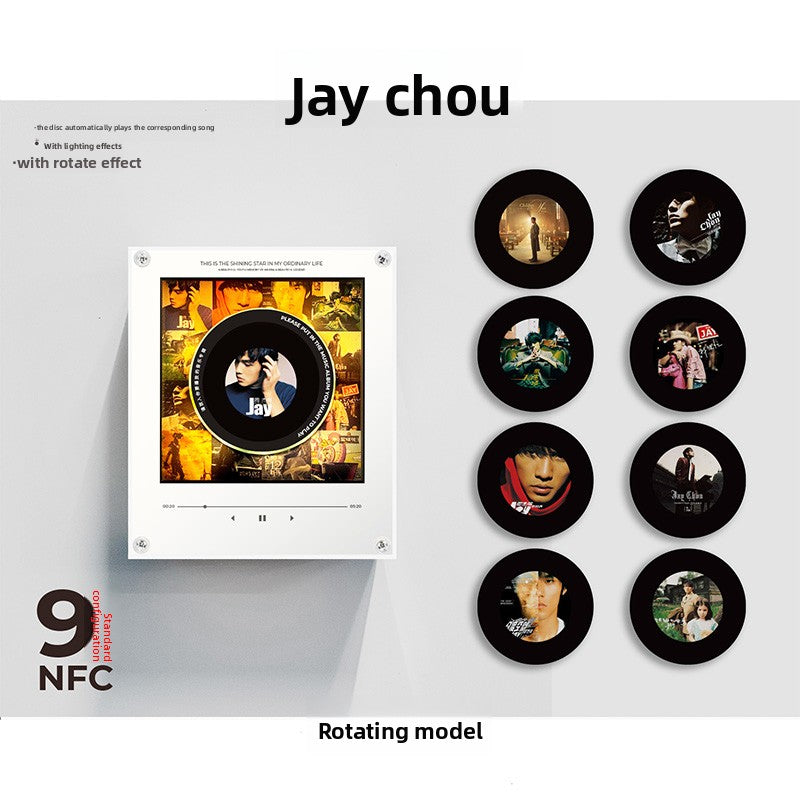 NFC Music Playing Rotating Refrigerator Magnet