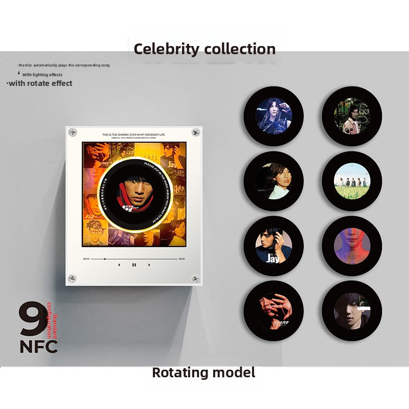 NFC Music Playing Rotating Refrigerator Magnet
